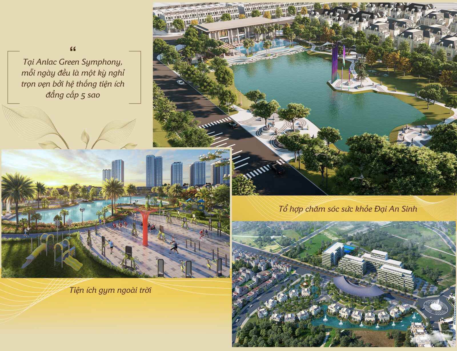 Tiện ích Giới thiệu Khu đô thị An Lạc Green Symphony Vân Canh Hoài Đức