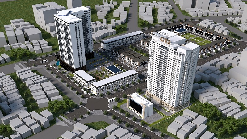 Phôi cảnh khu nhà ở B32 Đai Mỗ