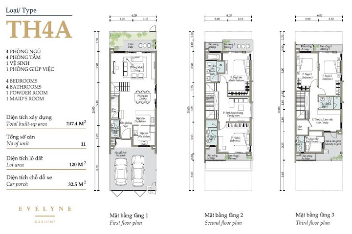 Liền kề Park City Hà Đông Tiểu khu Evelyne Gardens Lien ke park city ha noi tieu khu evelyne gardens