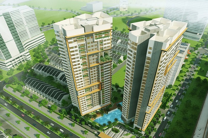 Phối cảnh tổng thể chung cư Kaira Park Phối cảnh tổng thể chung cư Kaira Park