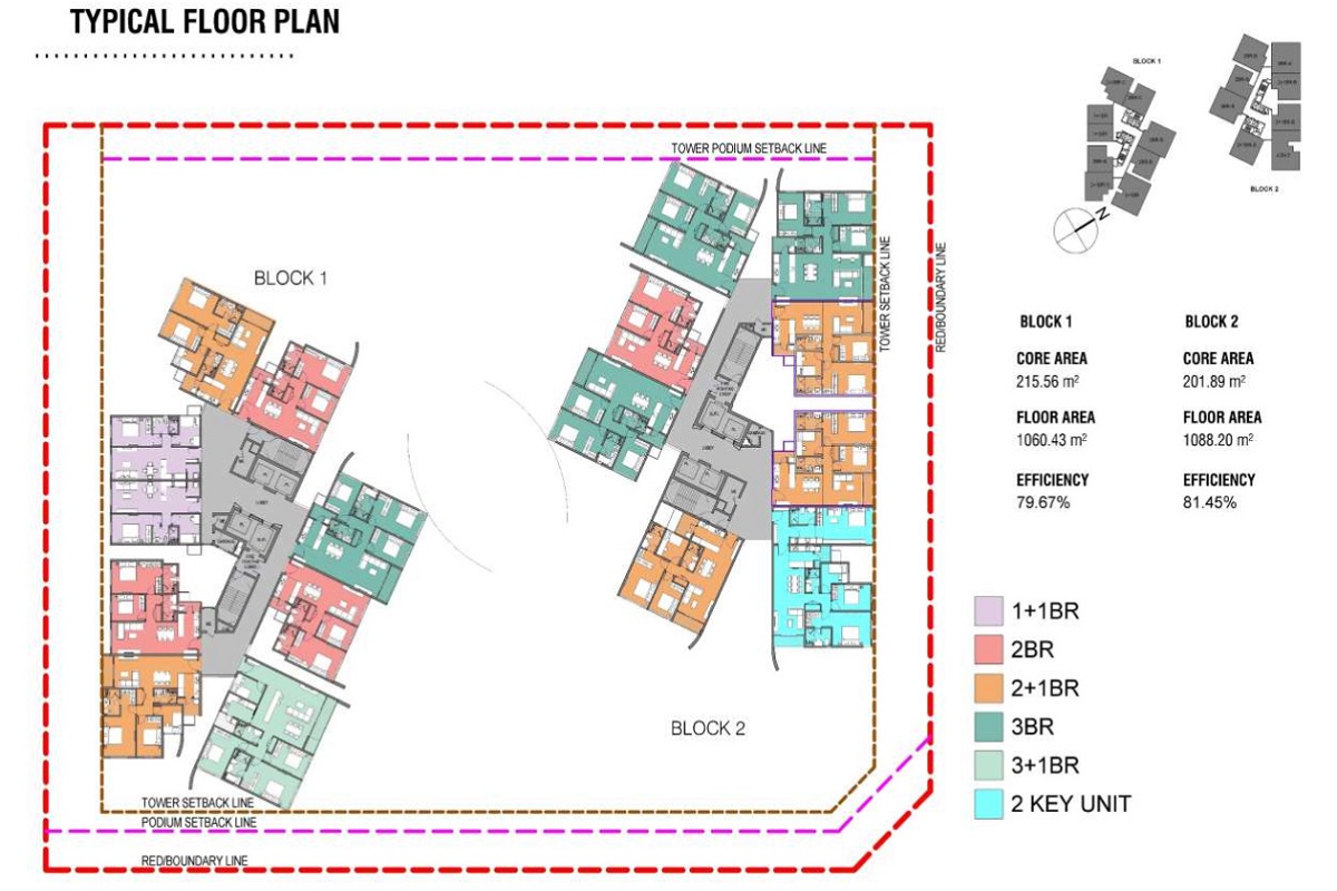 Mặt bằng thiết kế điển hình chung cư Park Kaira mat-bang-chung-cu-park-kaira-park-city-ha-dong