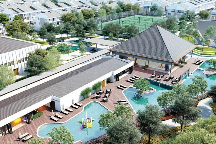 Parkcity Hanoi bố trí 2 tổ hợp bể bơi ngoài trời be boi ngoai troi khu do thi parkcity hanoi