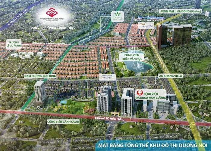 Vị trí Chung cư Anland Lake View thuận tiên di chuyển